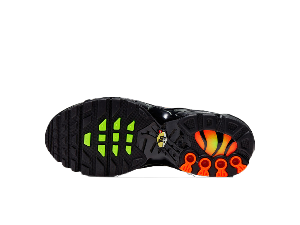 Nike Air Max Plus GS Black Volt Hyper Crimson