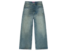 Broken Planet Wide-Leg Denim Jeans Light Blue