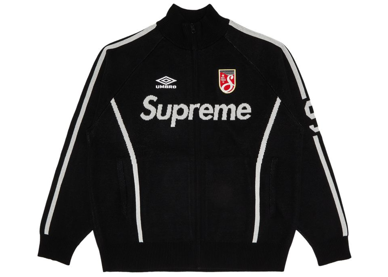 Supreme Umbro Zip Up Sweater Black-Supreme-pikastore.cz