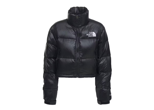 The North Face Womens Nuptse 700 Fill Short Jacket TNF Black