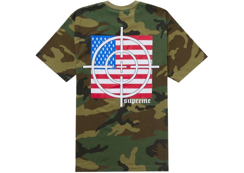 Supreme Target Tee Woodland Camo-Supreme-pikastore.cz