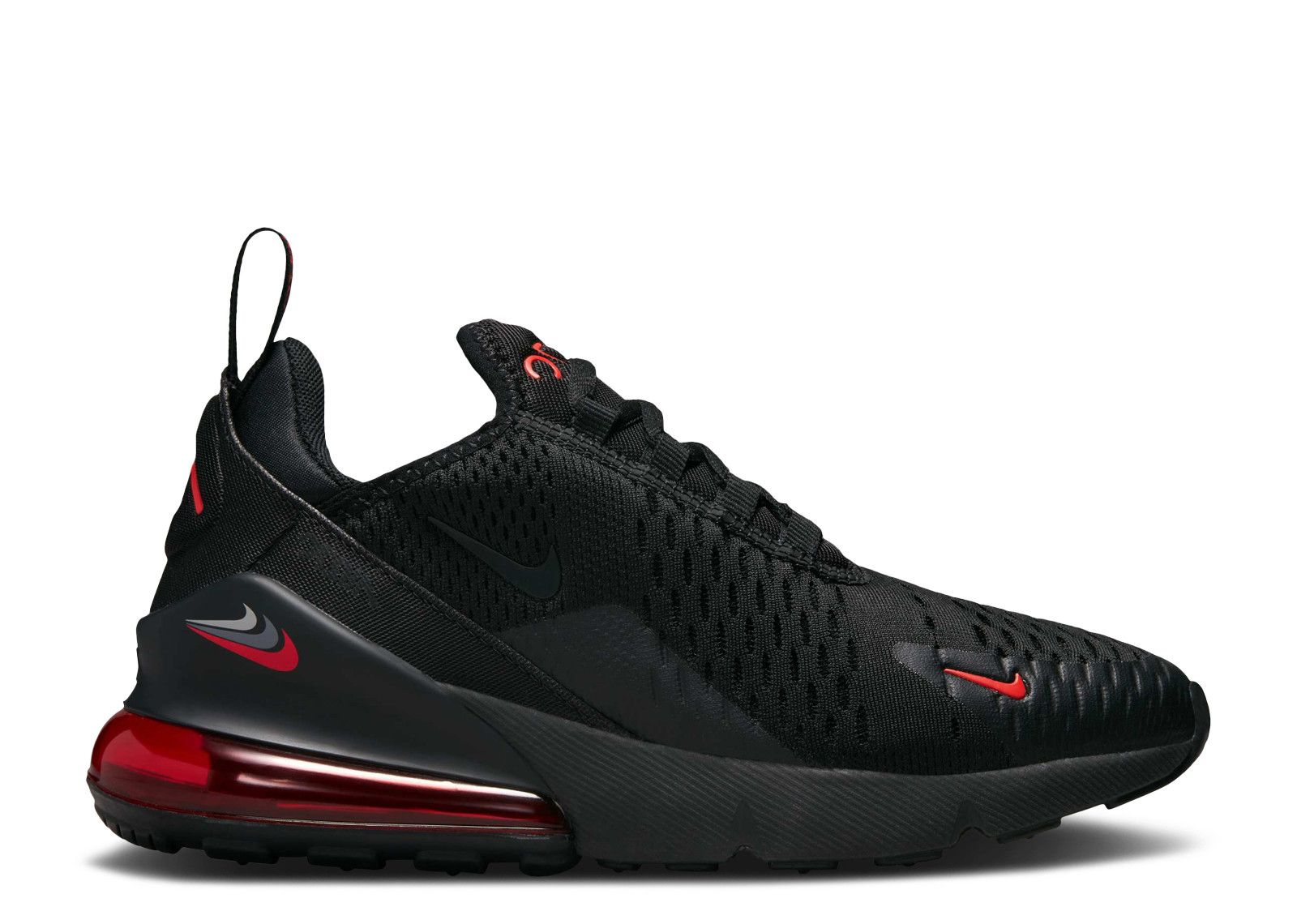 Air Max 270 GS Multi-Swoosh - Black Habanero Red