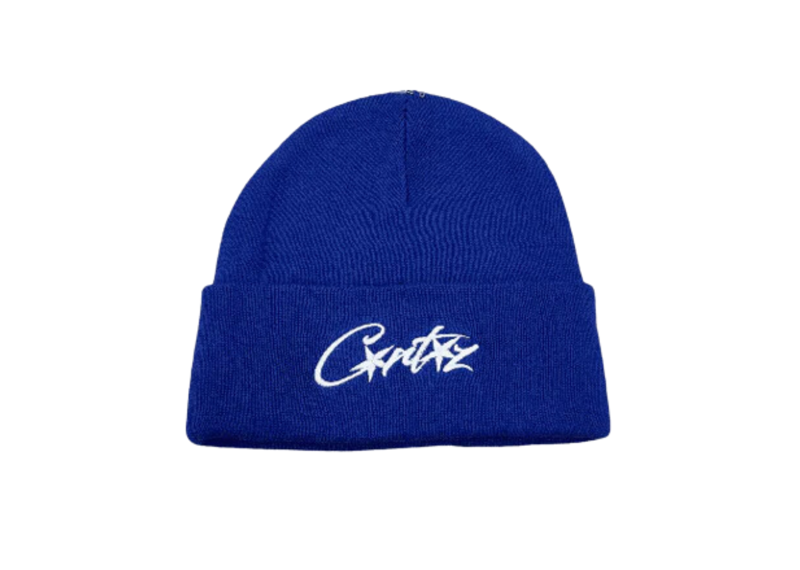 Corteiz Allstarz Folded Beanie Blue-Corteiz-pikastore.cz