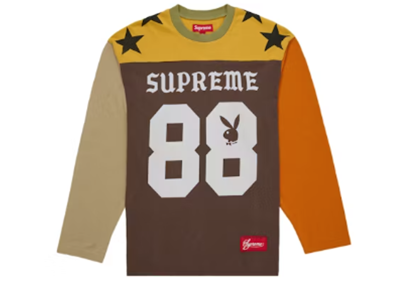 Supreme Playboy L/S Football Top Multi-Supreme-pikastore.cz