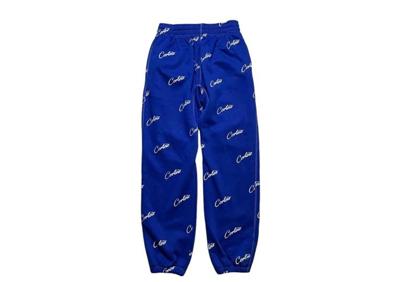 Corteiz All Over Print Joggers Royal Blue-Corteiz-pikastore.cz