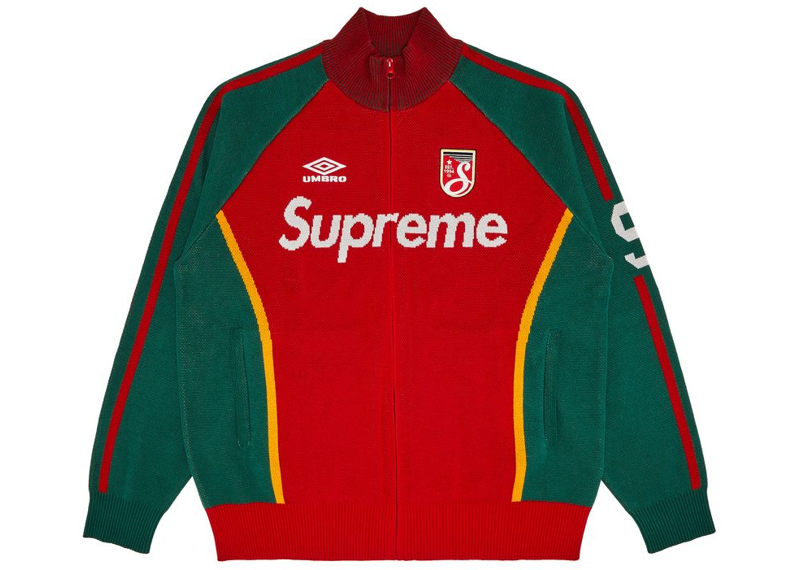 Supreme Umbro Zip Up Sweater Red-Supreme-pikastore.cz