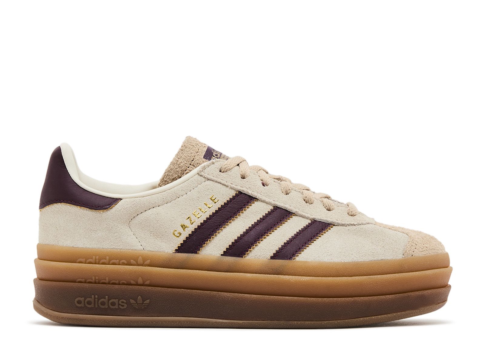 Adidas Wmns Gazelle Cream White Maroon