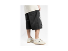 Custom Leather Tribal Shorts Black-Kalhoty-Custompantsprg-pikastore.cz