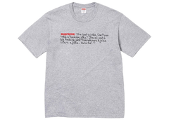 Supreme Joke Tee Heather Grey