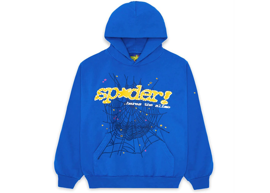 Sp5der Hoodie TC Blue