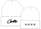 Corteiz 4Allstarz Folded Beanie White-Corteiz-pikastore.cz