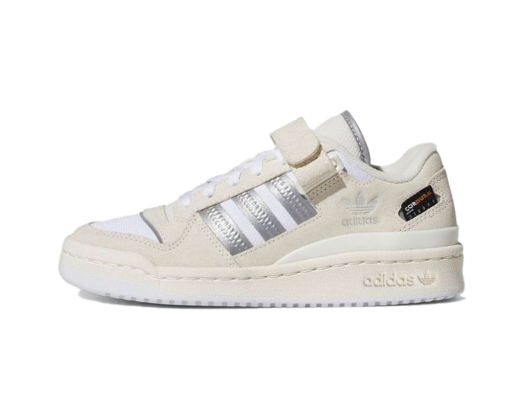 Adidas Forum Low J Off White Silver Metallic-Adidas-pikastore.cz