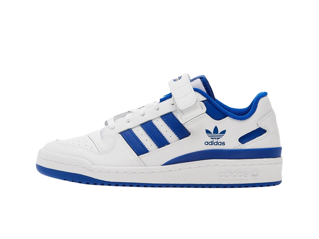 Adidas Forum Low White Royal Blue-sneakers-Adidas-pikastore.cz