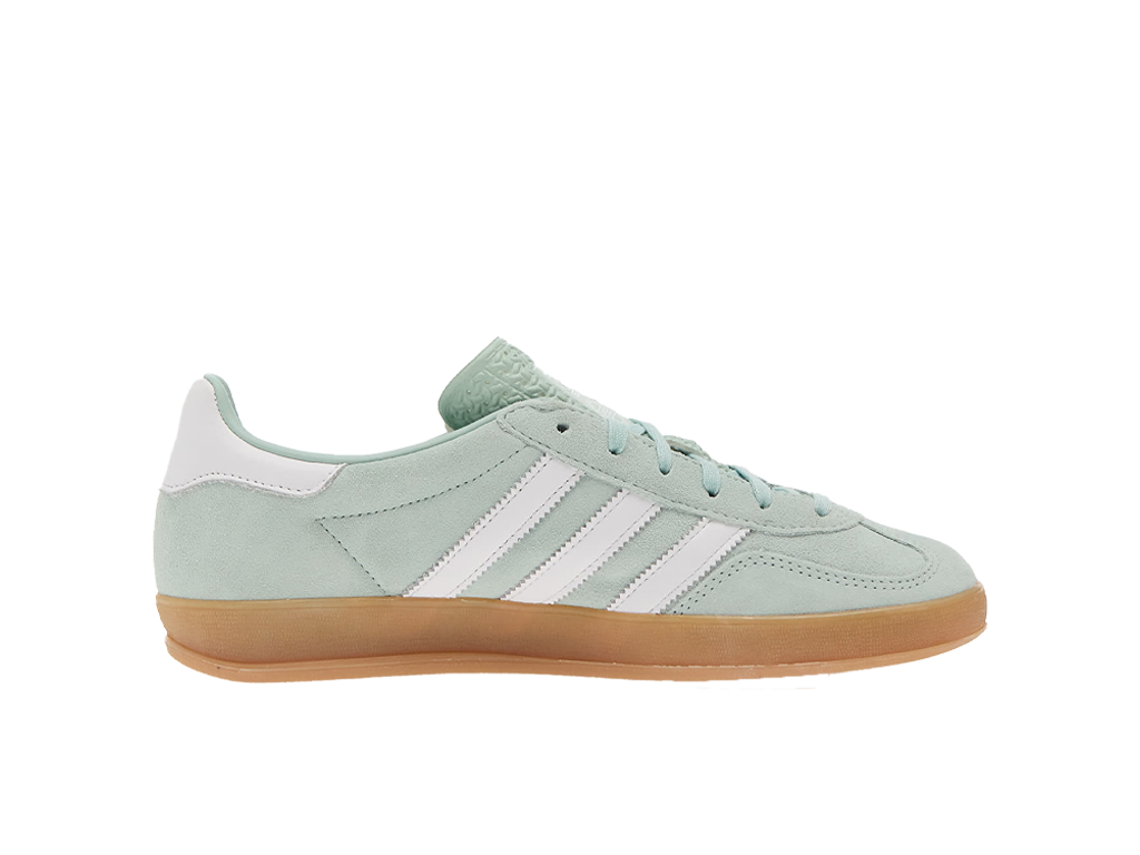 Adidas Gazelle Indoor Ash Green White (Womens)-Adidas-pikastore.cz