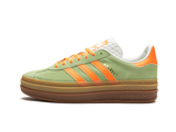 Adidas Wmns Gazelle Bold Green Spark Screaming Orange