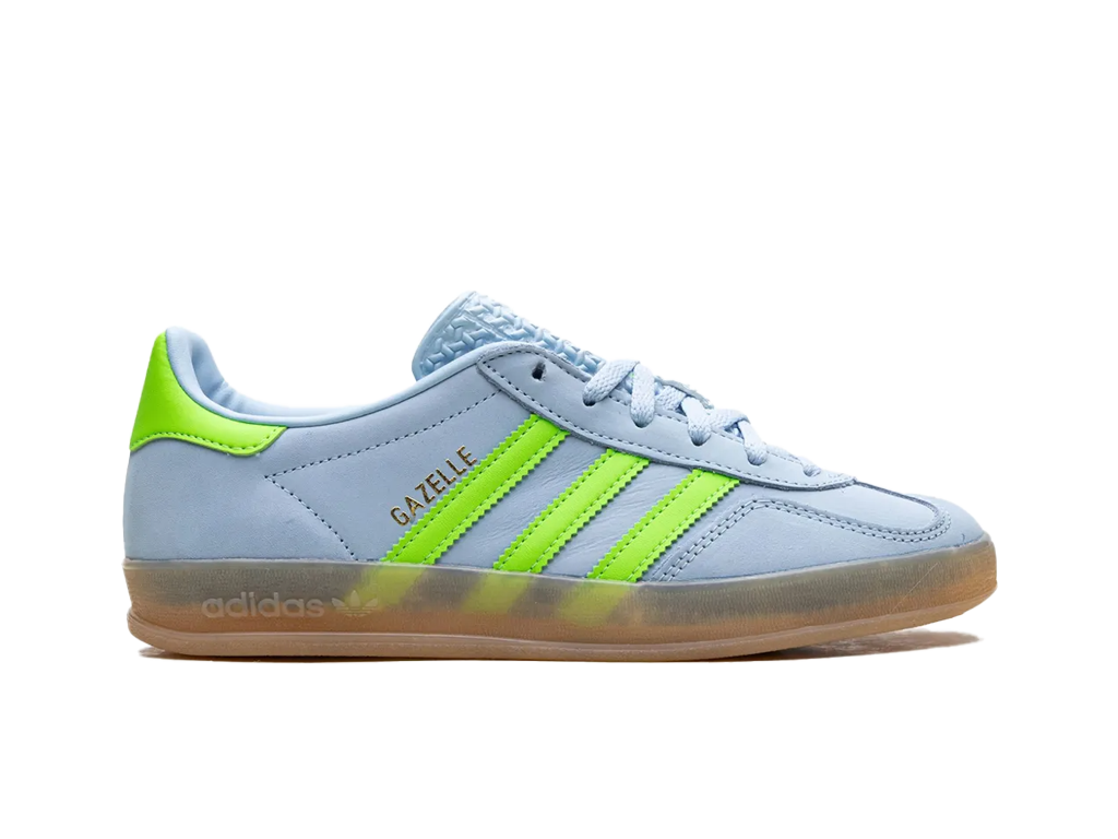 Adidas Wmns Gazelle Indoor Clear Sky Solar Green-Adidas-pikastore.cz