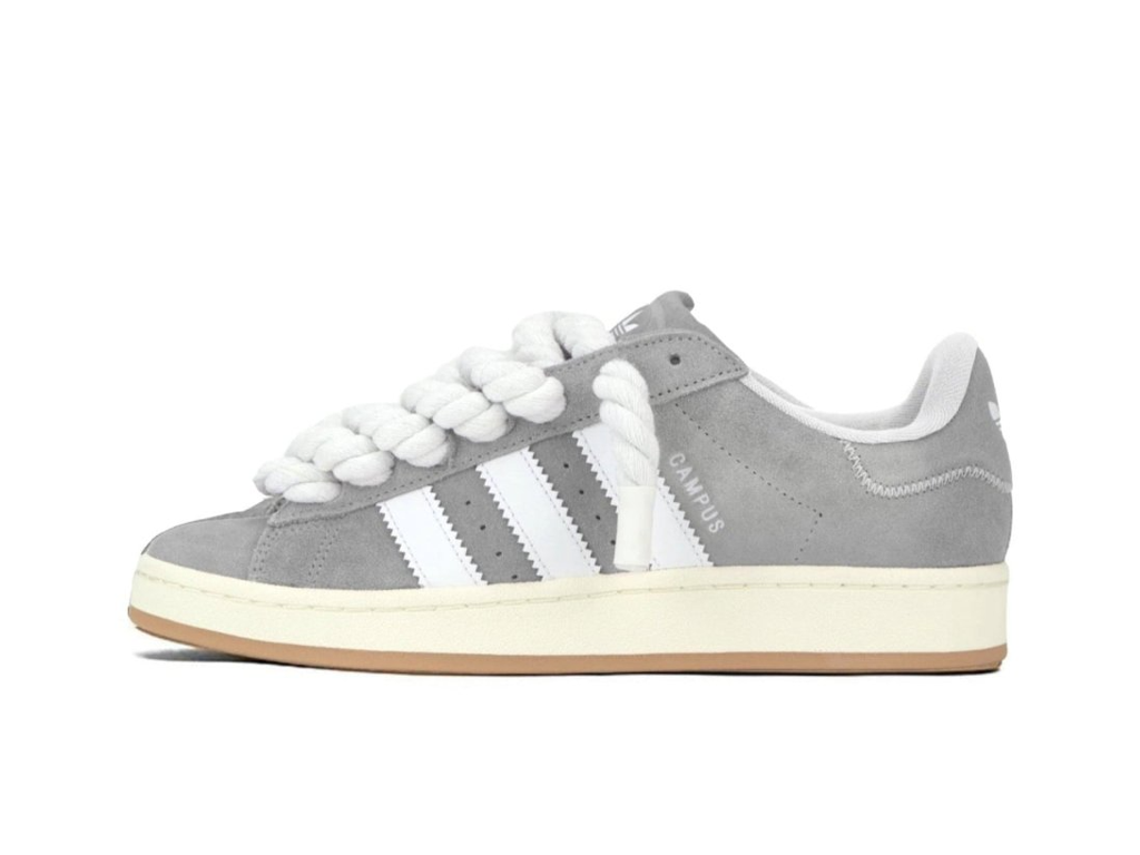 Adidas Campus 00s Grey Rope Laces White-Adidas-pikastore.cz