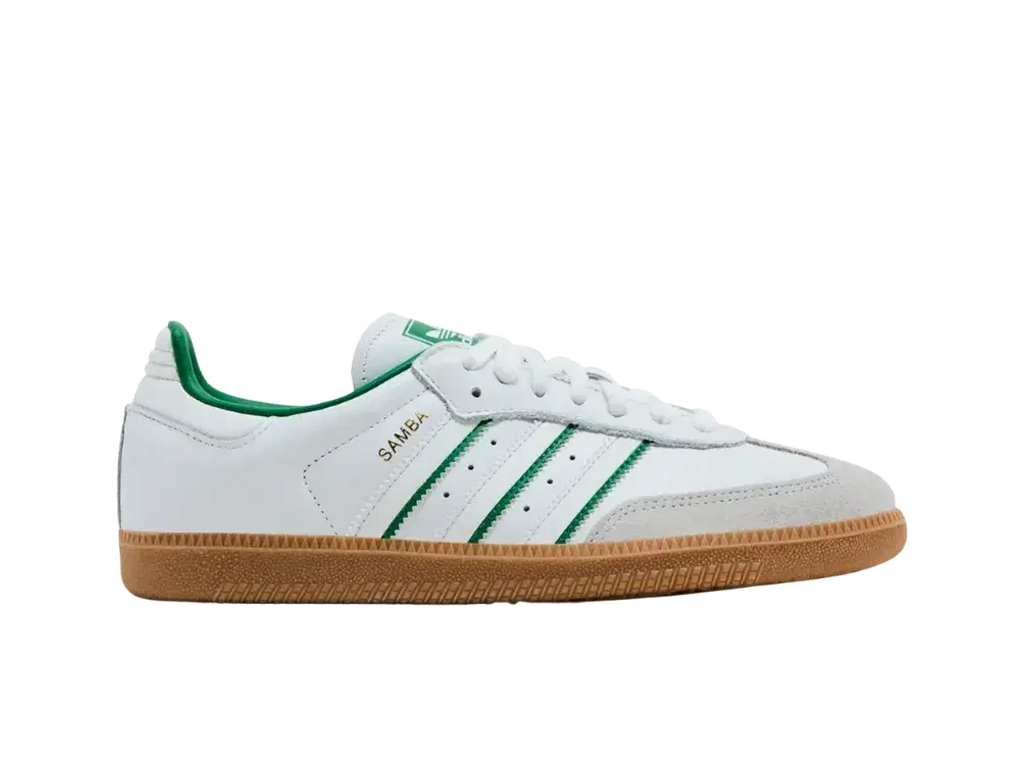 Adidas Samba OG Cloud White Green-Adidas-pikastore.cz