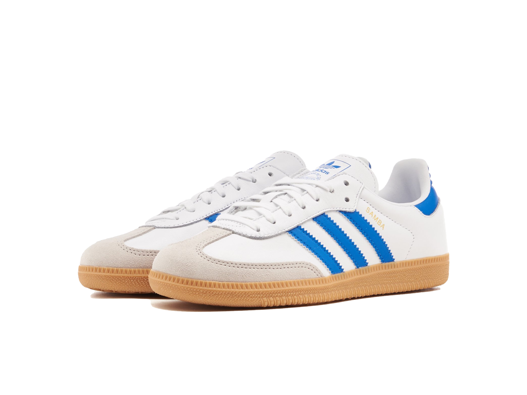 Adidas Samba OG J White Blue Gum-Adidas-pikastore.cz