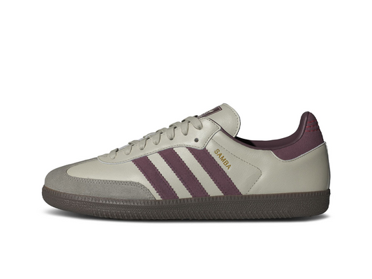 Adidas Samba OG Putty Grey Maroon