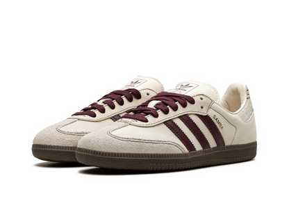 Adidas Wmns Samba OG Wonder White Maroon