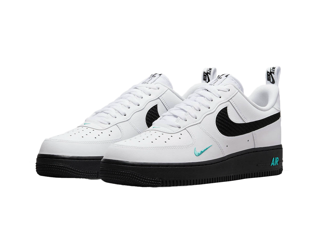 Nike Air Force 1 07 White Black Teal-Nike-pikastore.cz