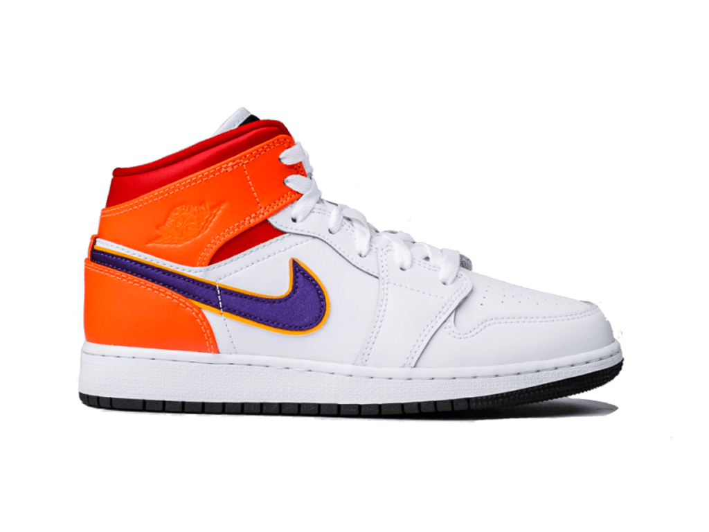 Air Jordan 1 Mid GS White Court Purple Teal-Air Jordan-pikastore.cz