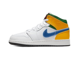 Nike Air Jordan 1 Mid GS White Court Purple Teal