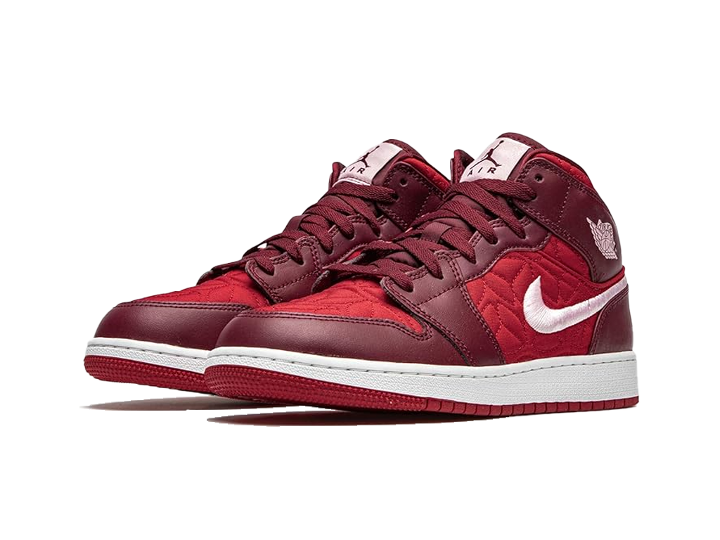 Air Jordan 1 Mid SE GS Red Quilted-Air Jordan-pikastore.cz