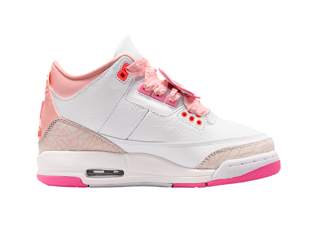 Air Jordan 3 Retro GS Spring Flowers – adidași – fotografia 3 din 5