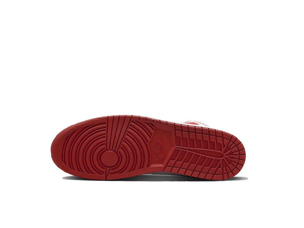 Nike Air Jordan 1 Mid SE GS White Dune Red-Air Jordan-pikastore.cz
