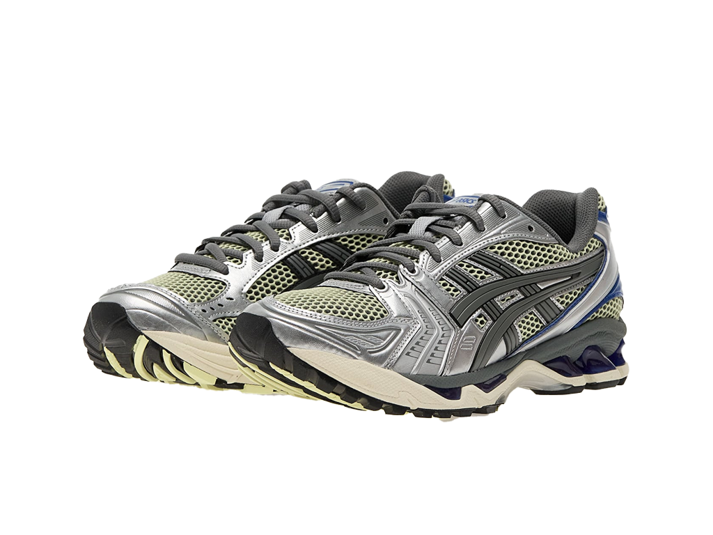 Asics Gel Kayano 14 Soft Yellow Silver Blue-Asics-pikastore.cz