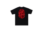 BAPE Color Camo Big Ape Head Tee (SS22) Black/Red-BAPE-pikastore.cz