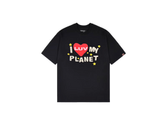 Broken Planet Luv My Planet T-shirt Midnight Black