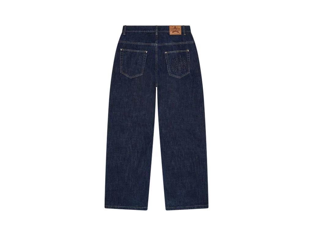 Broken Planet Wide-Leg Denim Jeans Dark Blue-Broken Planet-pikastore.cz
