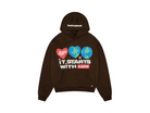 Broken Planet It Starts With Luv Hoodie Mocha Brown-Broken Planet-pikastore.cz