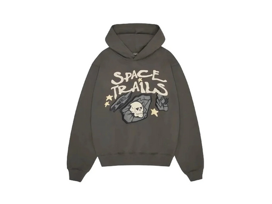 Broken Planet Space Trails Hoodie Beluga Grey