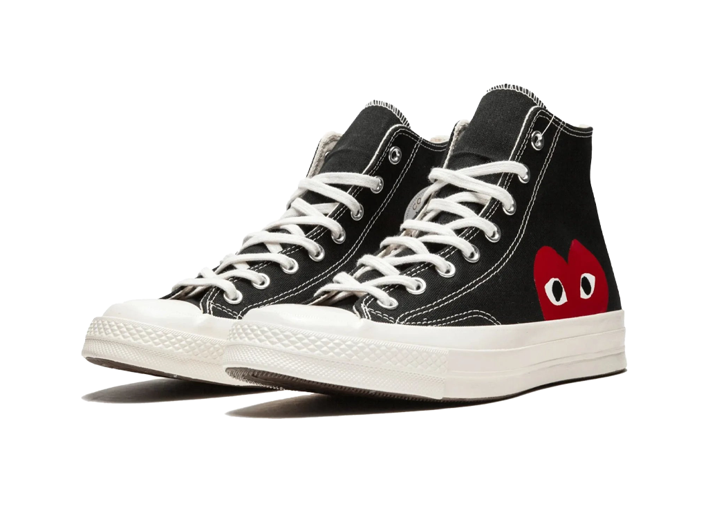 Converse Chuck Taylor All Star 70 Hi Comme des Garcons PLAY Black-Converse-pikastore.cz