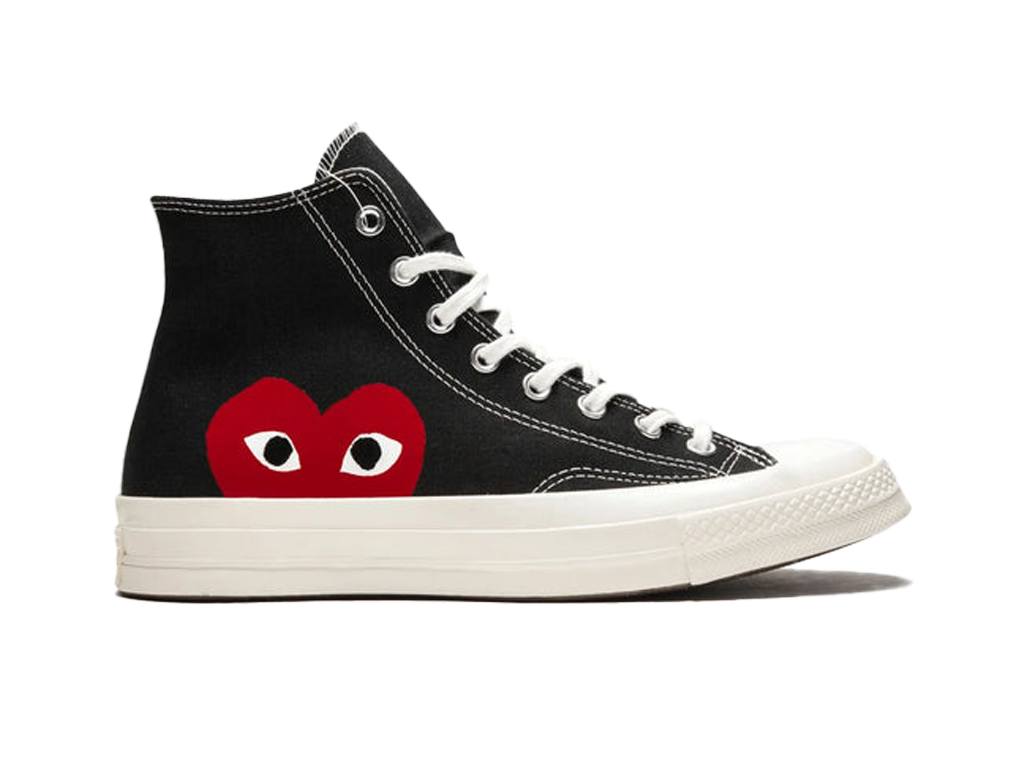 Converse Chuck Taylor All Star 70 Hi Comme des Garcons PLAY Black-Converse-pikastore.cz