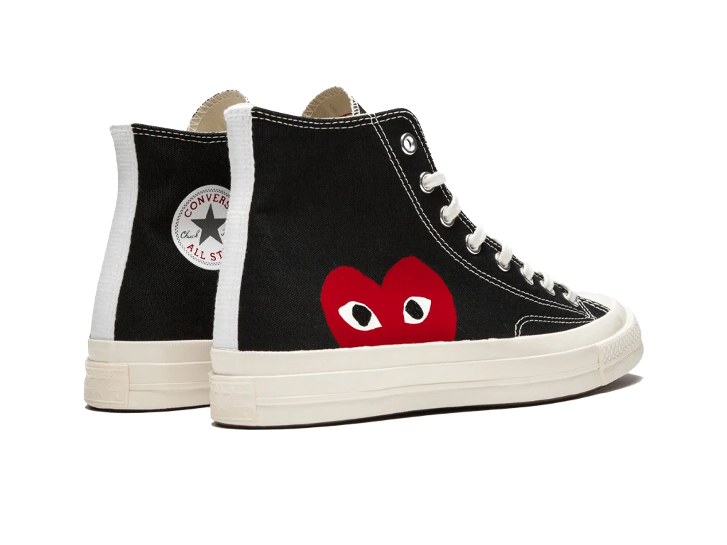 Converse Chuck Taylor All Star 70 Hi Comme des Garcons PLAY Black-Converse-pikastore.cz