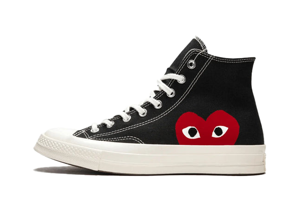 Converse Chuck Taylor All Star 70 Hi Comme des Garcons PLAY Black-Converse-pikastore.cz