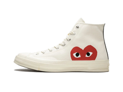 Converse Chuck Taylor All Star 70 Hi Comme des Garcons PLAY White
