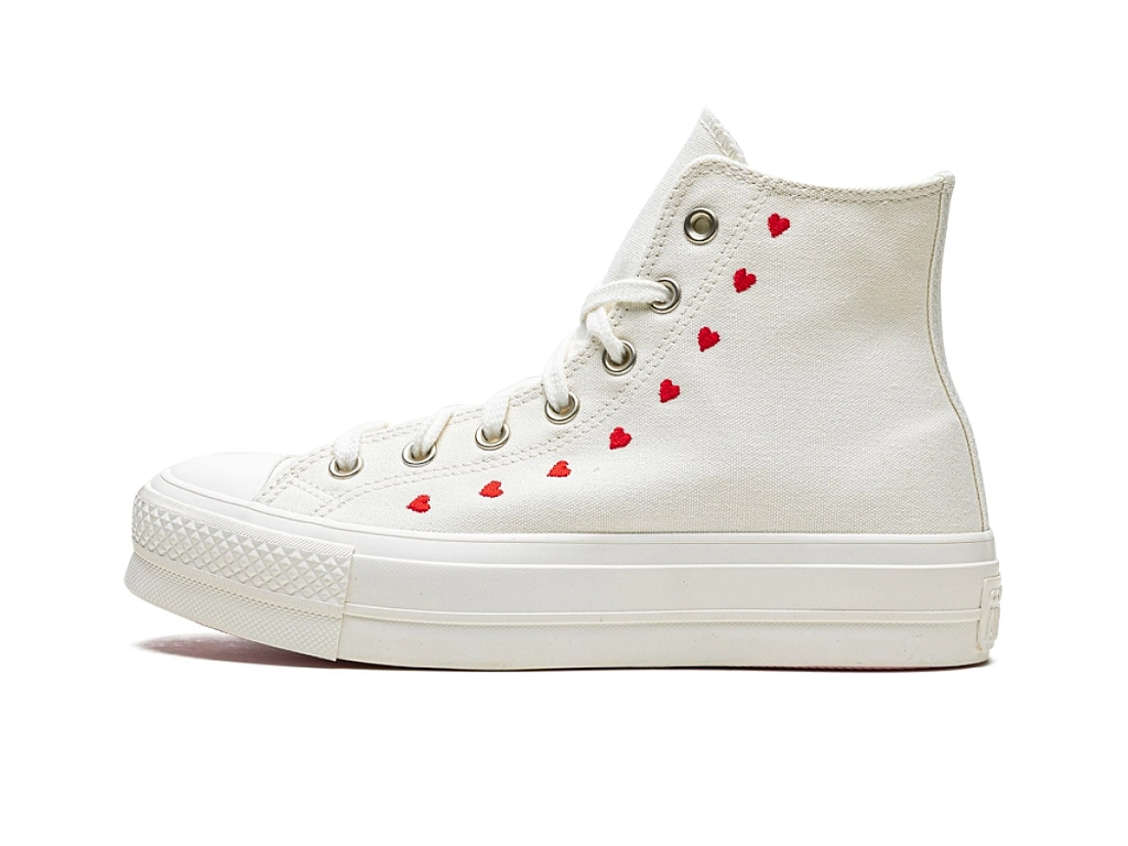 Converse Wmns Chuck Taylor All Star Lift Platform High Embroidered Hearts - White-Converse-pikastore.cz