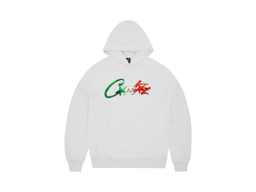 Corteiz Allstarz Italia Hoodie White-Corteiz-pikastore.cz