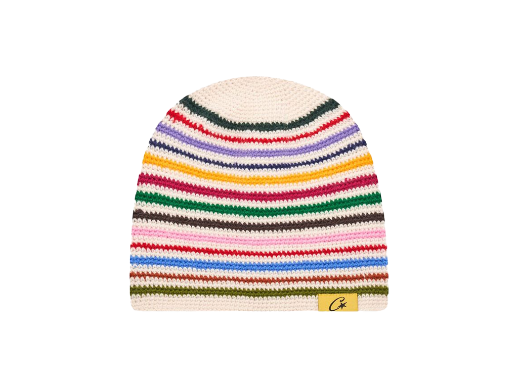 Corteiz Crochet Beanie White/Multicolor-Corteiz-pikastore.cz
