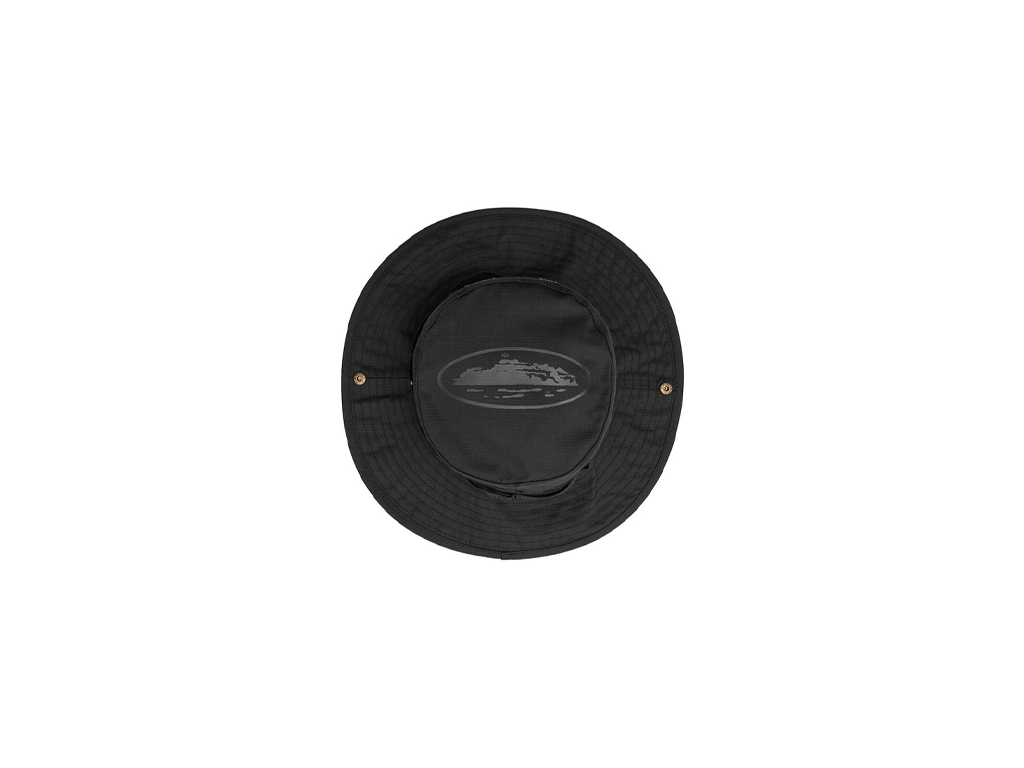 Corteiz Alcatraz Bucket Hat Triple Black-Corteiz-pikastore.cz