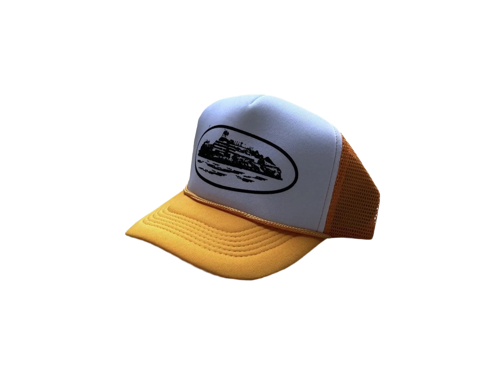 Corteiz Alcatraz Trucker Hat Yellow