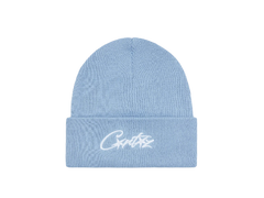 Corteiz Allstarz Folded Beanie Baby Blue