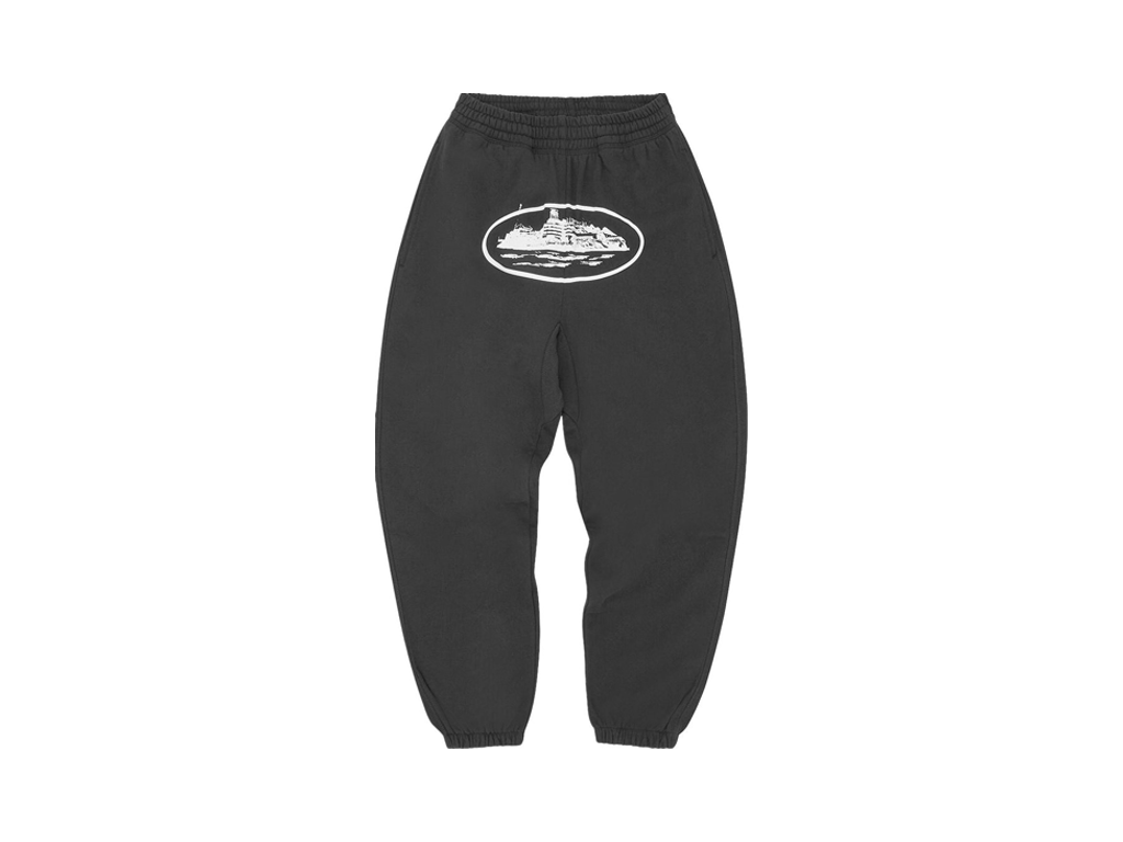 Corteiz CRTZ Alcatraz Sweatpant Black-Corteiz-pikastore.cz