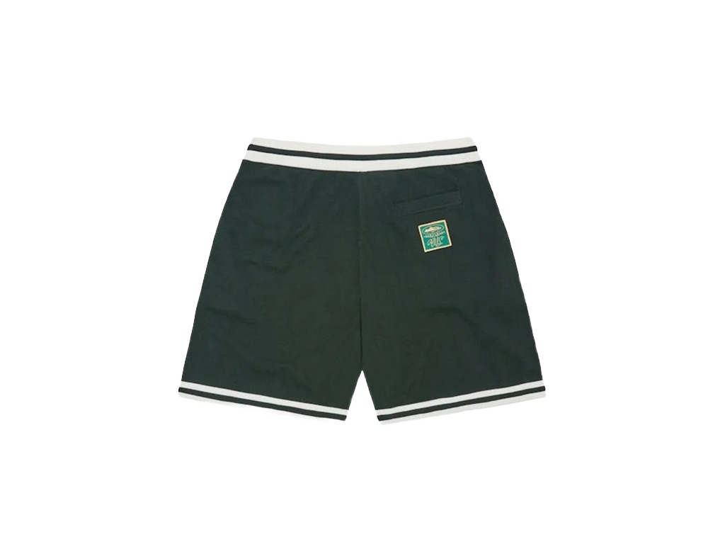 Corteiz Deala Knit Shorts Forest Green